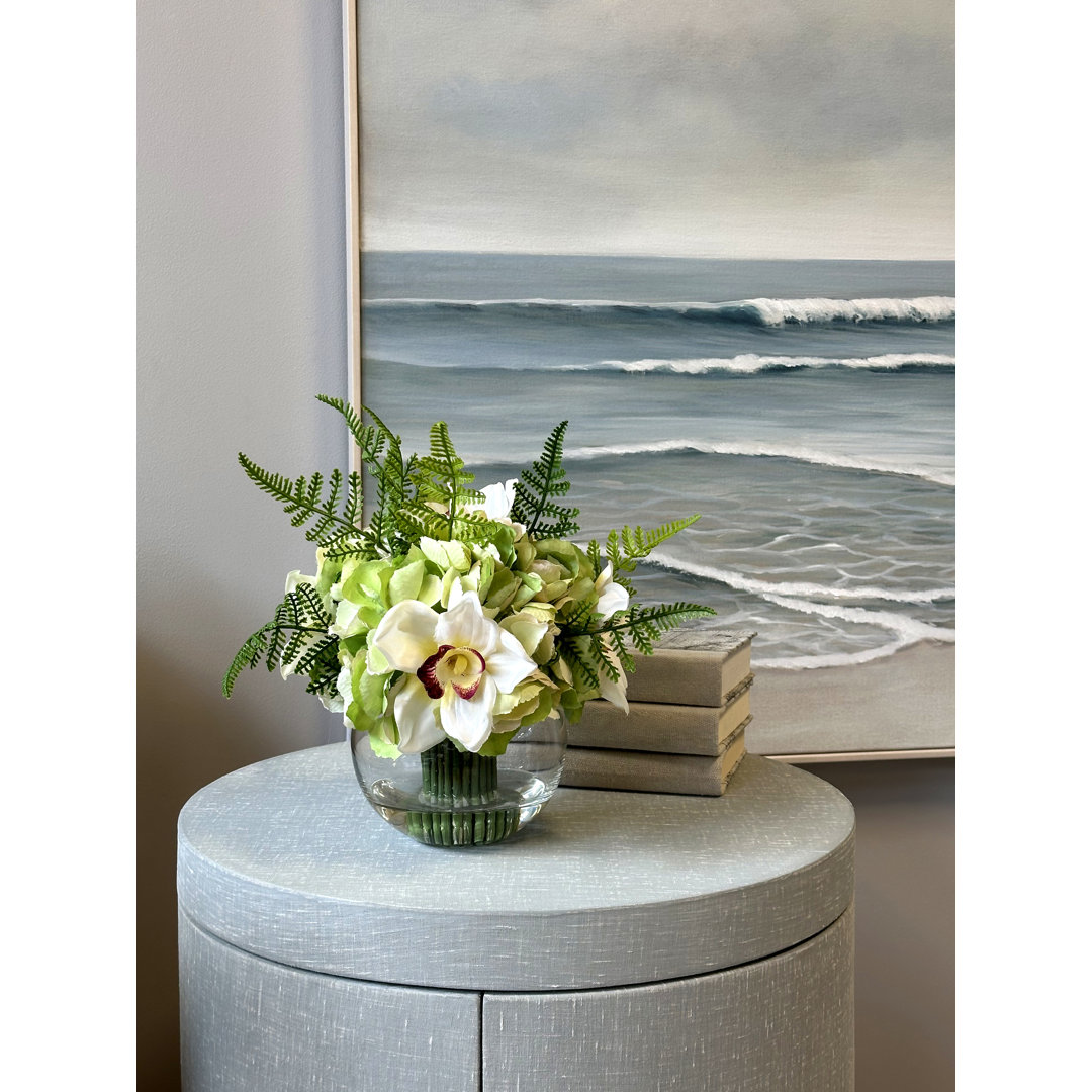 Orchids Floral Arrangements and Centerpieces in Vase Willa Arlo™ Interiors
