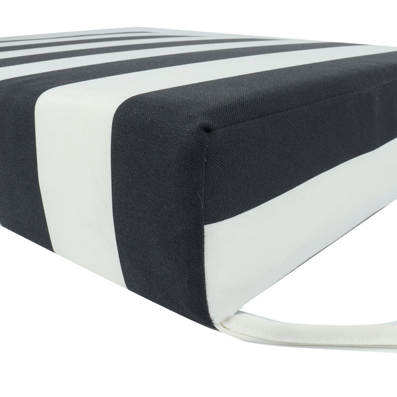 Outdoor Deep Seat Cushion Set 48 X 24 X 4.5 In, Weather-Proof, Rain-Proof, Fade Resistant Patio Cushion Waterproof Replacement Patio Chair Cushions Set Of 2, Double Seat For Chair, Sofa, And Couch-WHITE