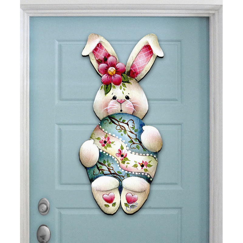 24'' Handmade Wood Shatterproof Hanging Figurine Ornament