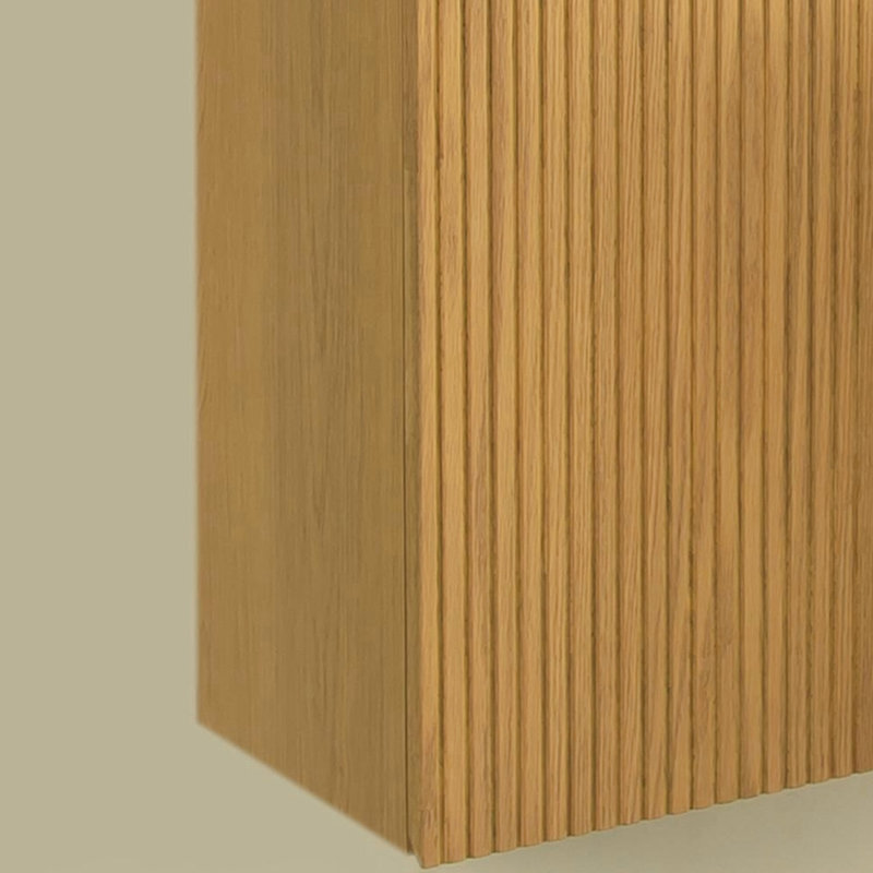 Narrow Bathroom Wall Cabinet 23" - Oak Finish, Material, Easy Installation Process Narrow, , & Reliable, Method