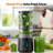 Juicer Machines Wide 6" Chute 3-in-1 Cold Press Juicer for Juice, Sorbet & Nut Milk，Whole Fruits, Hands-Free Design-126405048