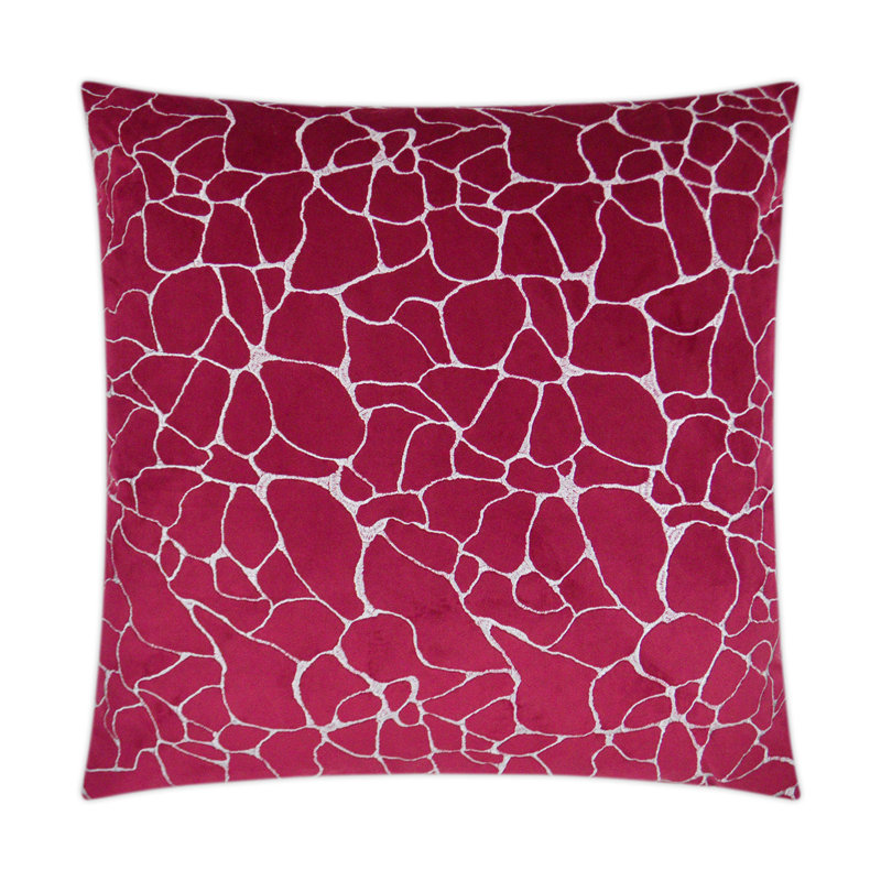 Dare Pillow Cover & Insert, Fuchsia, Square 20"