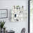 27.56'' Glass Door Wall Cabinet with Three-Tier Storage-126619665