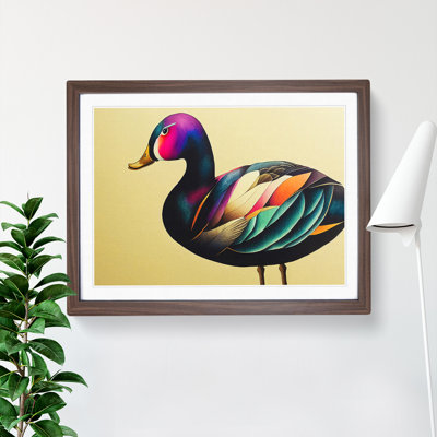 Duck Watercolour - Single Picture Frame Painting