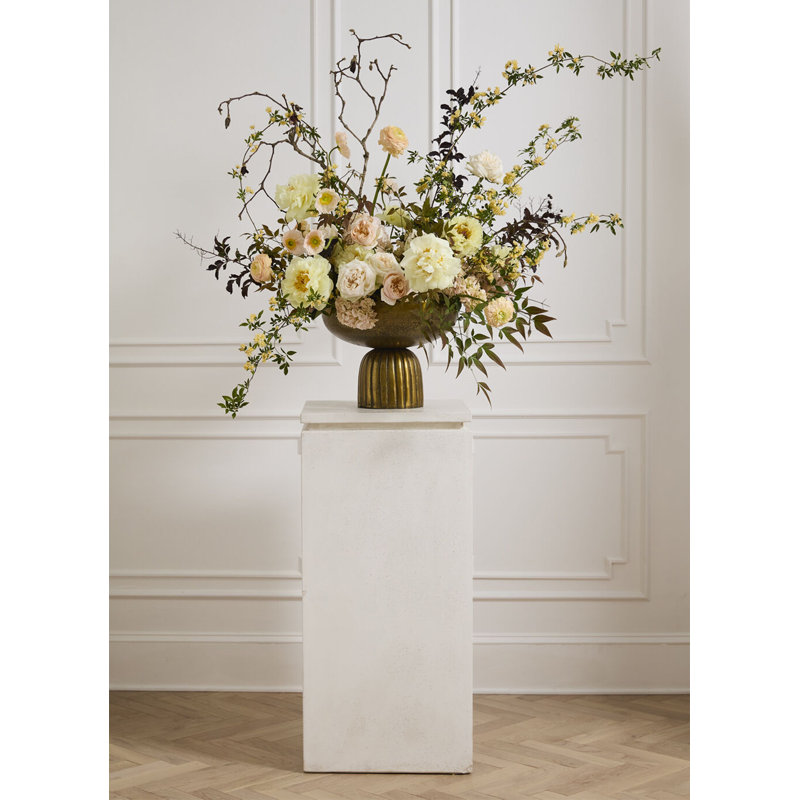 Corinthian Brass Footed Centerpiece
