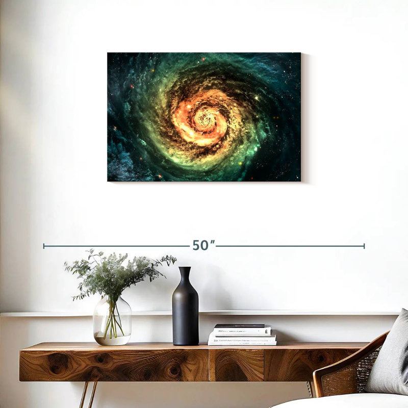 Oberle Spiral Galaxy, 20" H x 30" W