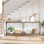 105cm Solid Wood Top Console Table