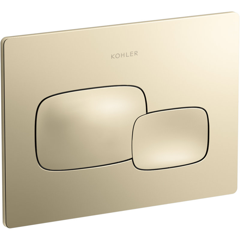Pebble Flush Actuator Plate, Gold