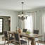 Roundtree 5 - Light Shaded Chandelier