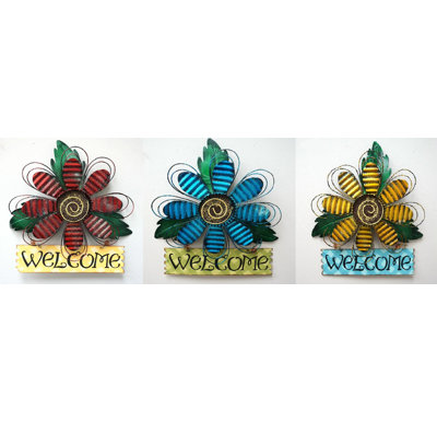 Décoration murale "cascade welcome"