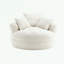 Canapé simple en chenille avec coussins-276592242