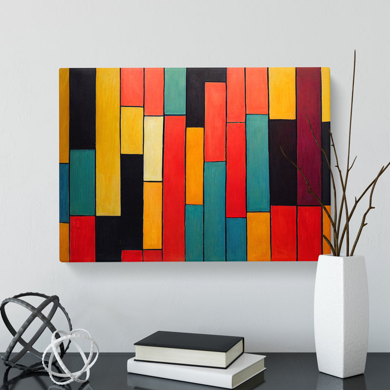Welcoming Modern Abstract - Wrapped Canvas, 35cm H x 50cm W x 3cm D