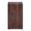 Table basse 12 x 12 x 20 pouces en bois de noyer et bois aggloméré - design luxueux, décoration parfaite pour le salon.