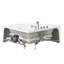 Burwinda 1330mm x 187mm Whirlpool Acrylic Bathtub