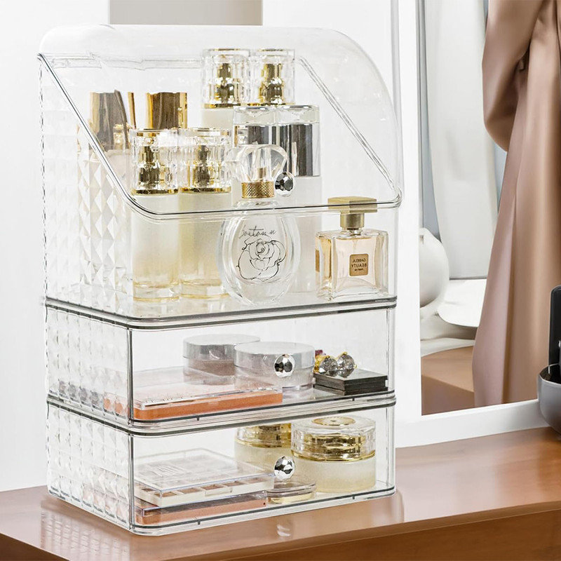 Rebrilliant Make Up Organizers and Storage,2 Stackable Drawers,Vanity ...