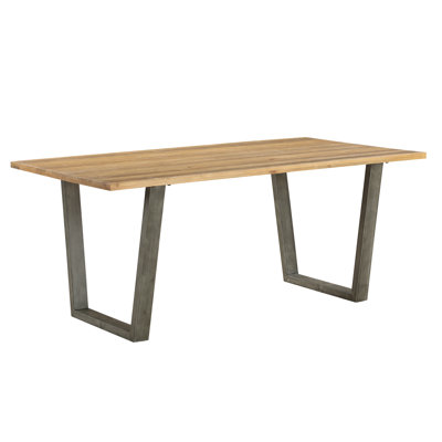 Calhoon Solid Wood Top Dining Table