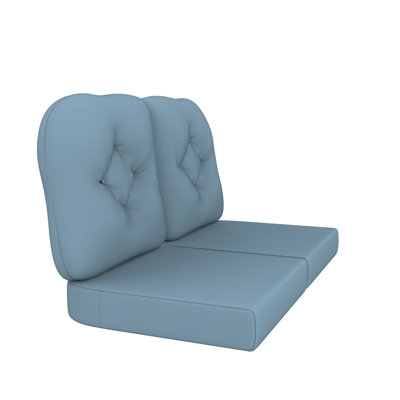 Indoor/Outdoor Patio Loveseat Cushion