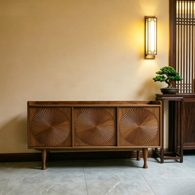 Chinese-style retro minimalist high-end sideboard