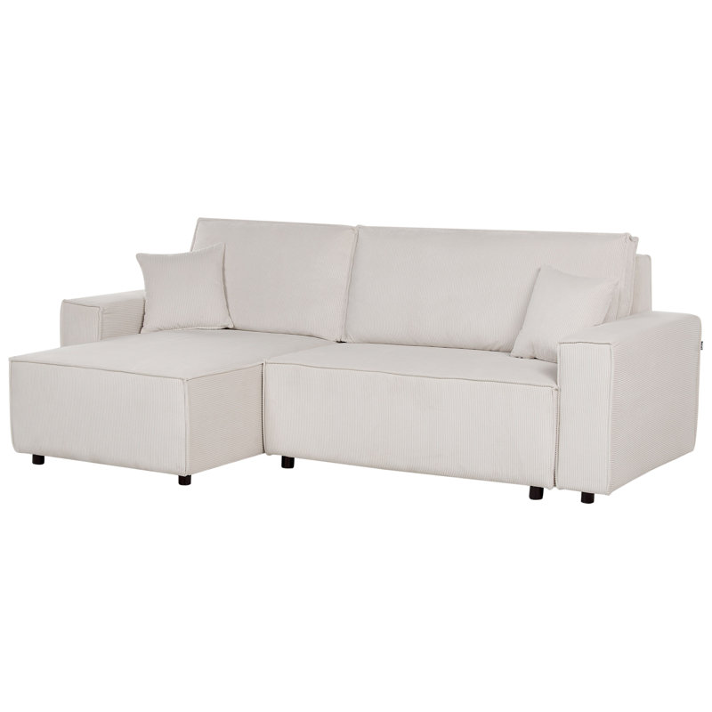 Bettey 2 Seater Sofa Bed, Off White, Left Hand Facing