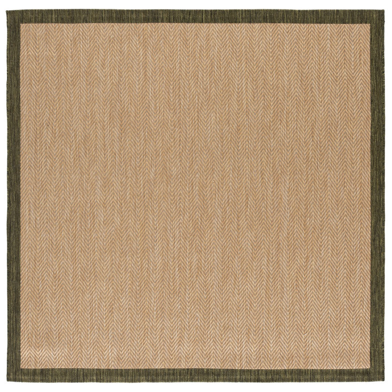 Tapis d'intérieur à chevrons Courtyard Performance, Carré 6 pi 7 po x 6 pi 7 po