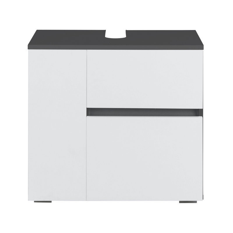 Brylynn Back To Wall Toilet Unit, Anthracite/White