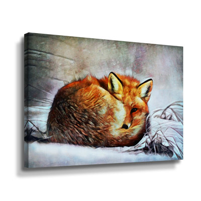 " Red Fox Curl Up " by Aldridge
