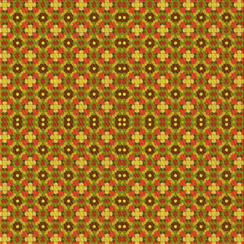 Performance Wool Floral Indoor Rug, Square 6'