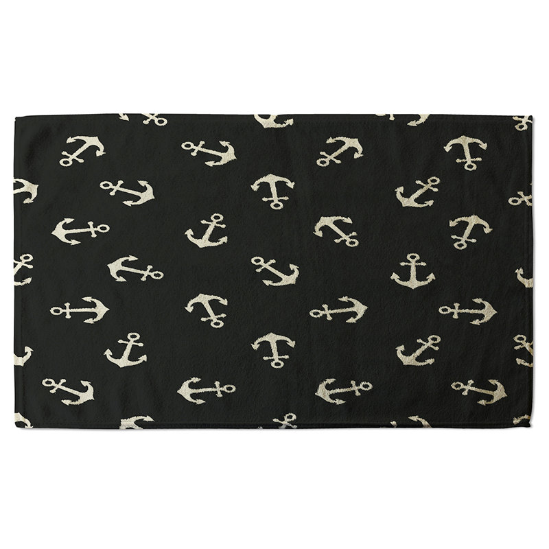 Norby Polyester Shower Curtain Set, Black