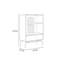 Armoire d'appoint arrondie en acier inoxydable