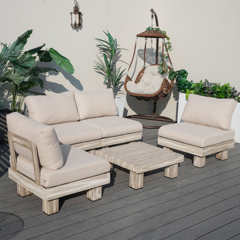 4 - Person Seating Group With Cushions