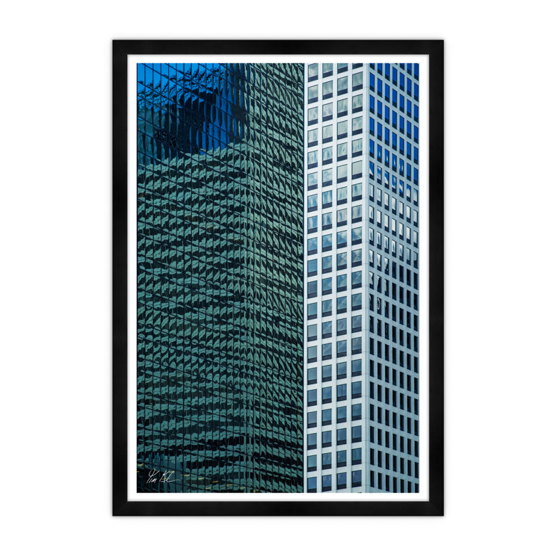 Mirrored Building Scape Print by Tim Klein