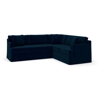Conradina 2-Piece Slipcovered Sectional