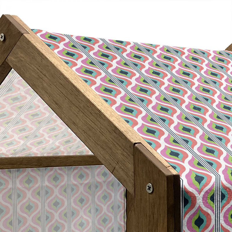 Niche pour chien en bois, H 25,59 po x l 29,53 po x P 21,65 po