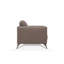 Canapé en cuir taupe Malaga (assemblé)