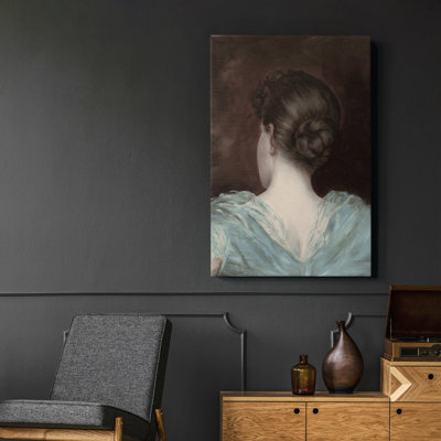 Reproduction de portrait rétro XXVI - toile tendue avec châssis