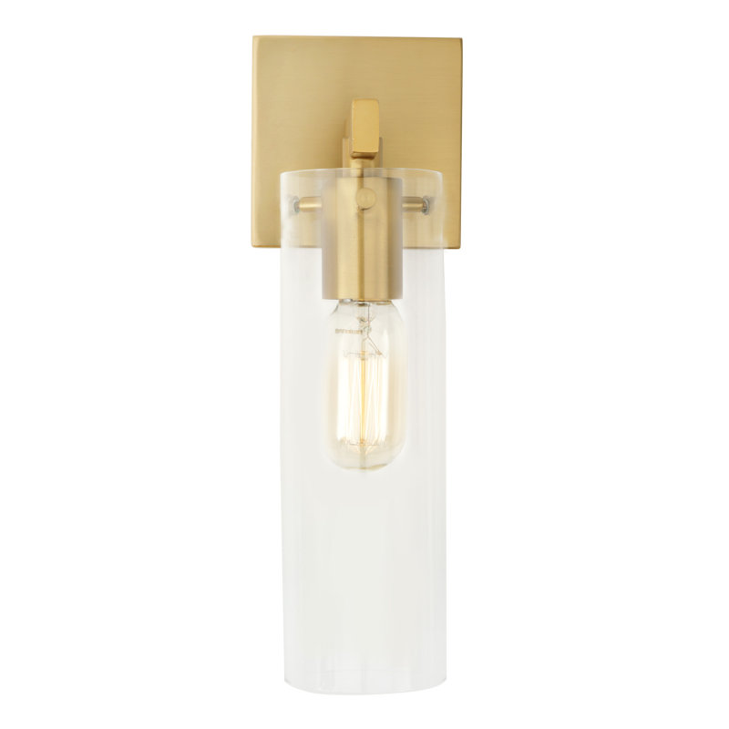 Apputhurai Armed Sconce, Satin Brass