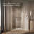 Revel 44'' x 74'' Pivot Shower Door with CleanCoat Technology-14674206