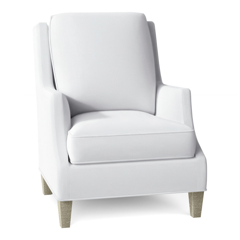 Fauteuil l 31,5 po Savannah, Amande chamois, Perigold Willa Snow