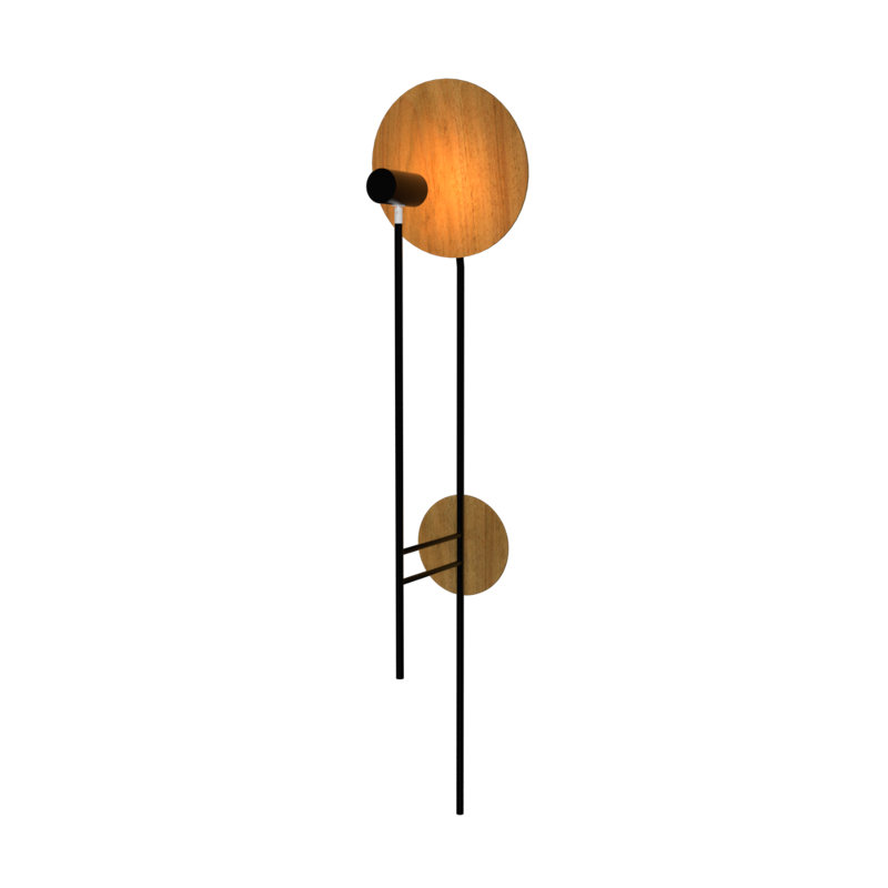 Dot 1 - Light Armed Sconce, Louro Freijó