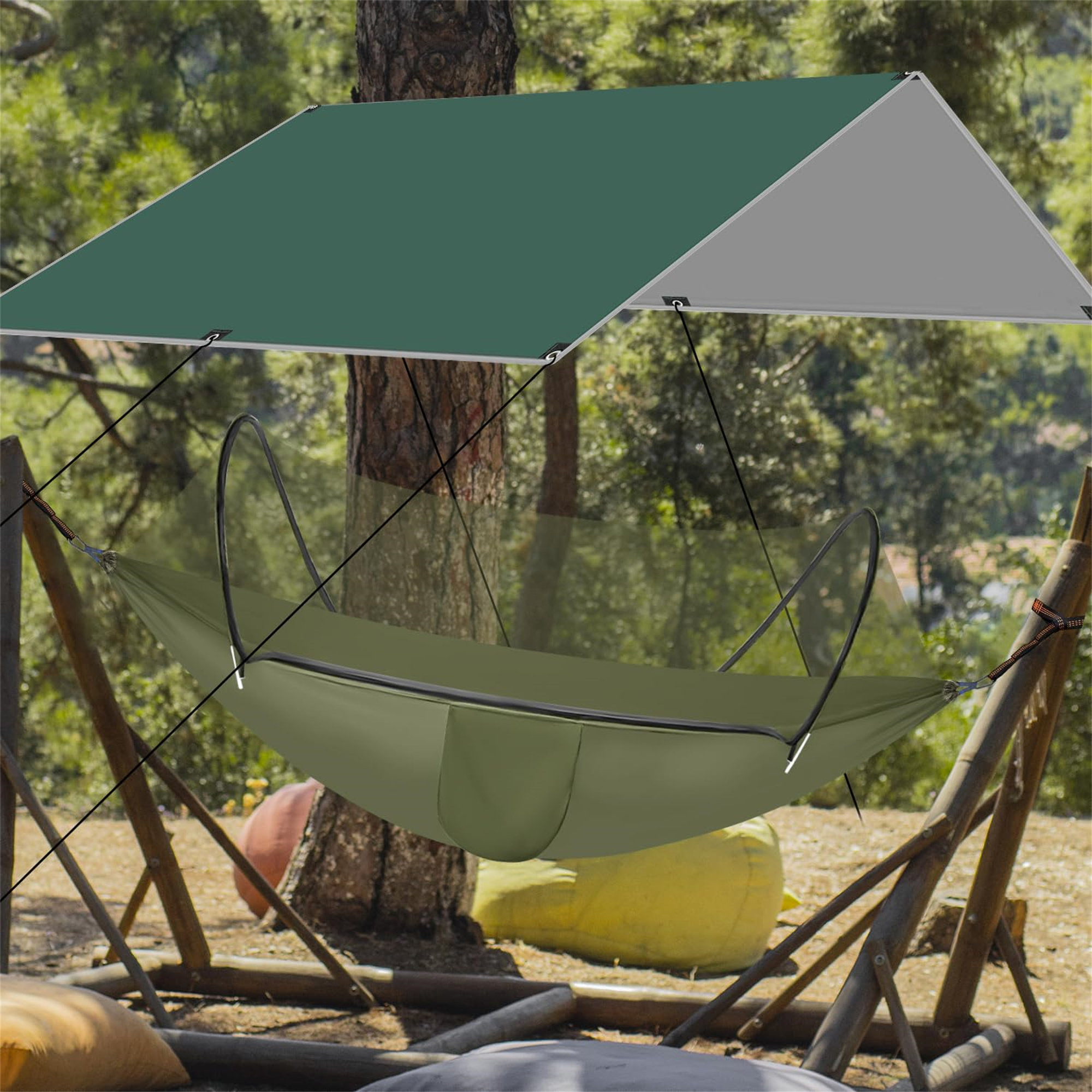 Dakota Fields Camping Hammock With Mosquito Netand Tarp | Wayfair.co.uk