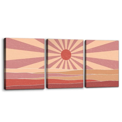 12 "x 16" Boho Sun Mountain