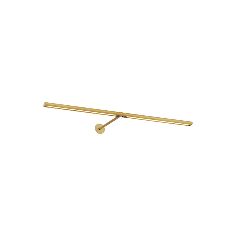 Plural Dimmable LED Wall Mounted Picture Light, Natural Brass