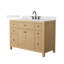 Pendry 48" Freestanding Single Bathroom Vanity with Quartz Top-1104516360-1081313857-1081313863
