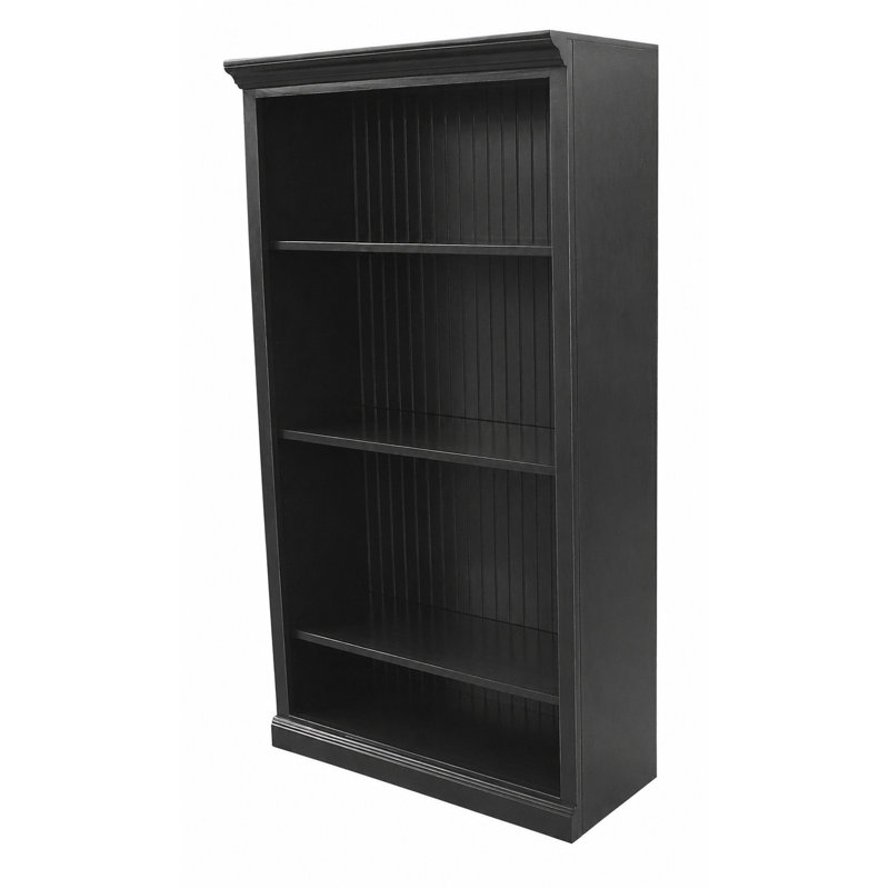 Sherita Bookcase, European Gray, (3 Shelves) 60” H x 32” W x 14.25” D