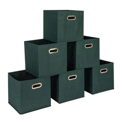 Open Fabric Cube Storage Bins