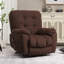 Fauteuil inclinable électrique Power Lift avec massage vibratoire et fonction de chauffage avec port de charge USB et 2 porte-gobelets cachés A + B + C-97840625