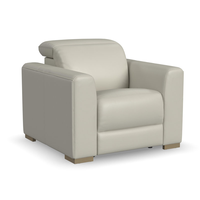 Celeste Power Recliner With Adjustable Power Headrest, Cream