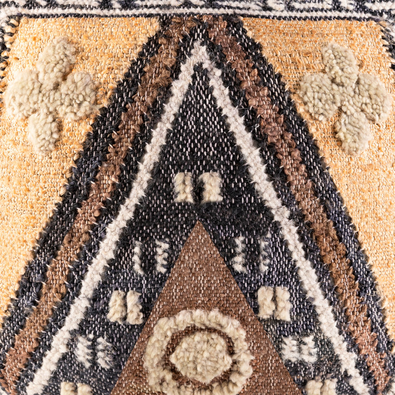 Repose-pieds carré large Cartney