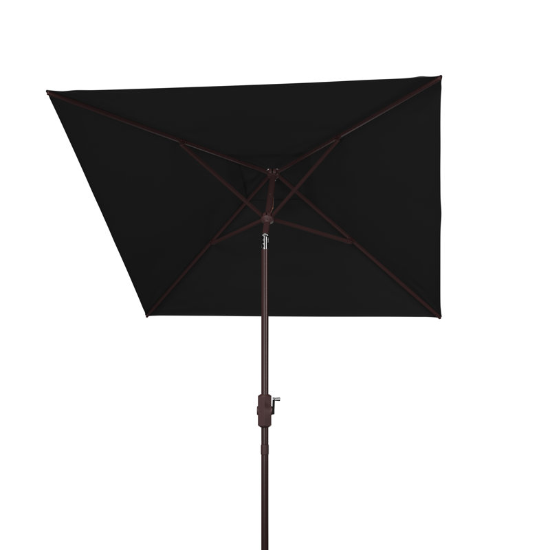 Parasol de marché carré 90 po Lealia, Noir