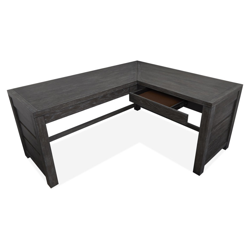 Bureau en L, Noir